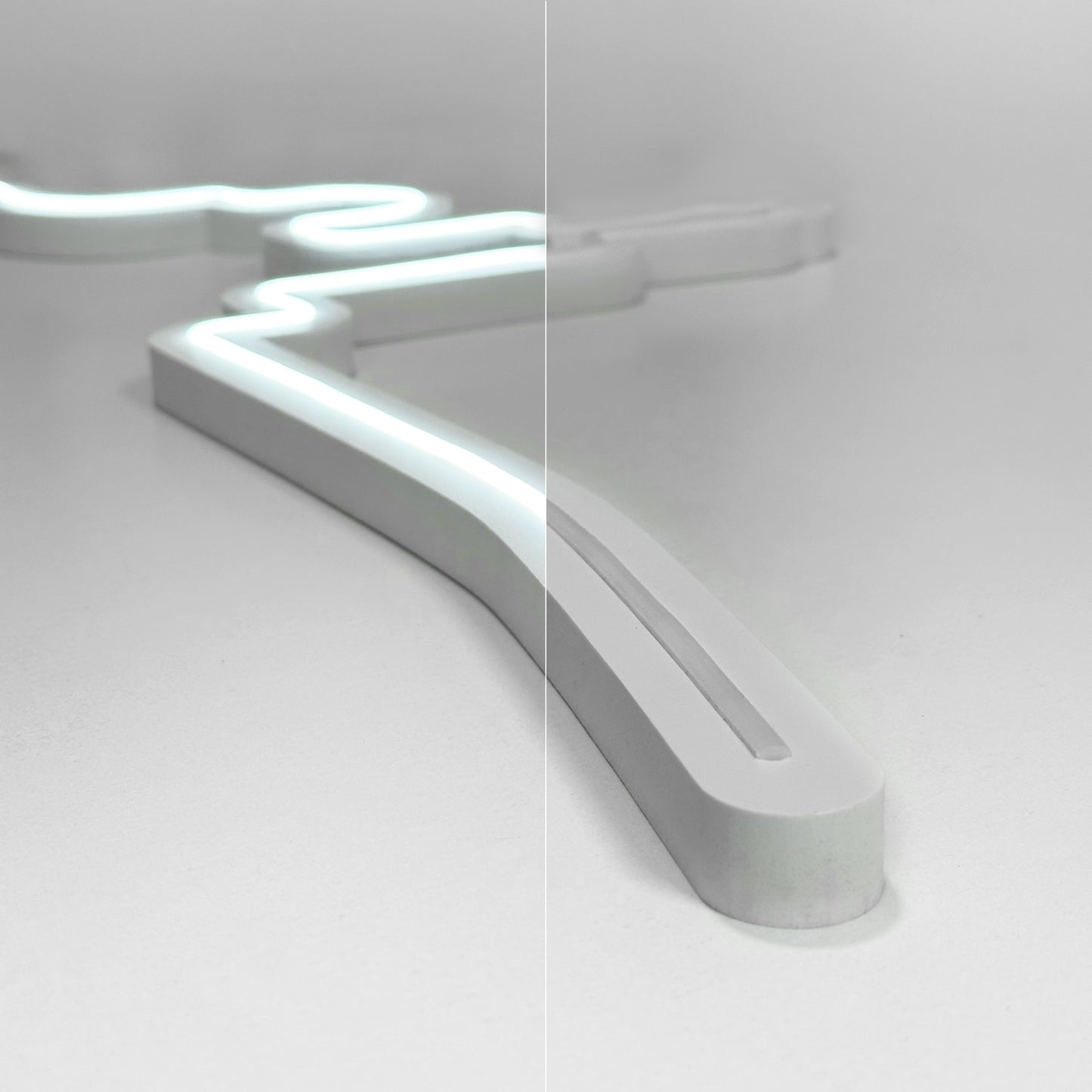 ligne marseille décoration murale lumineuse en LED marseille skyline marseille silhouette marseille olympique de marseille